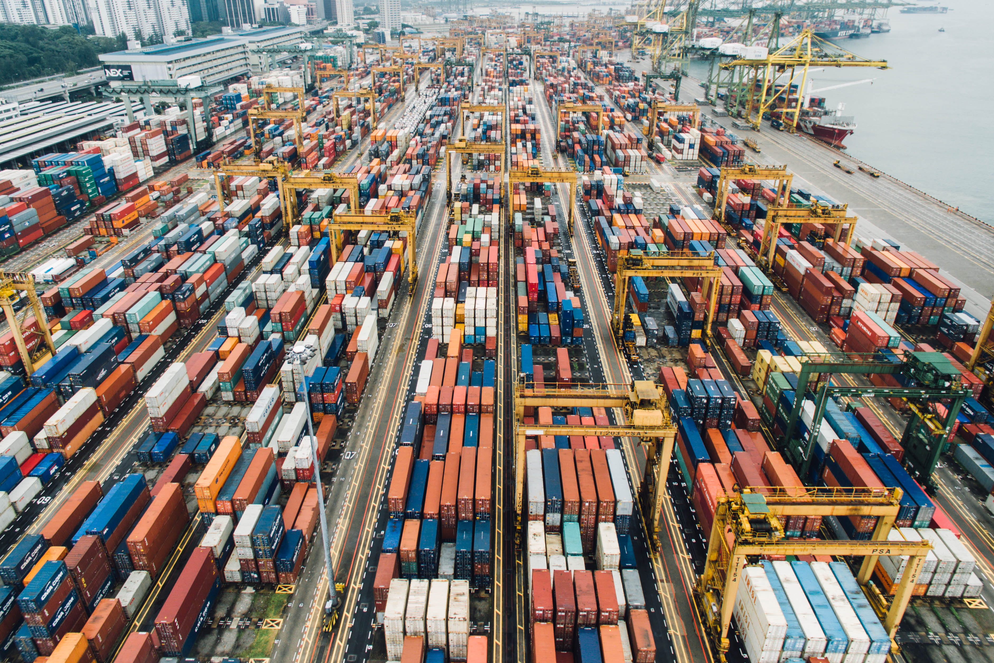 Container port and logistics